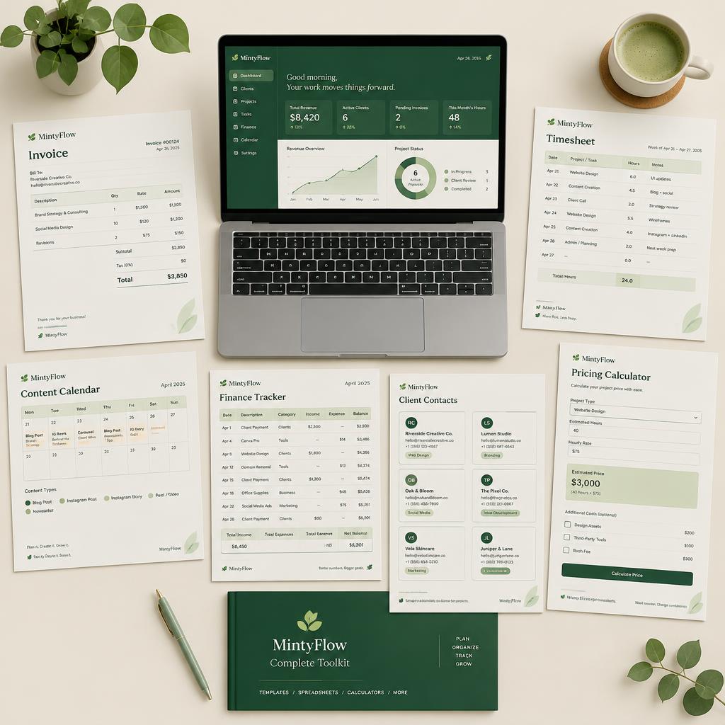 MintyFlo Complete Toolkit mockup